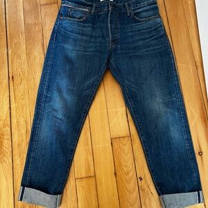 Moussy Blue Boyfriend Jeans with Worn-In Look